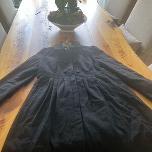 Liz Lange Maternity Soft Black Wool Coat Size XS or 4/6